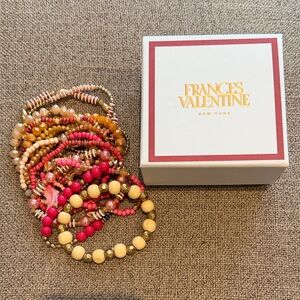 Frances Valentine Vibrant Beaded Bracelet Set